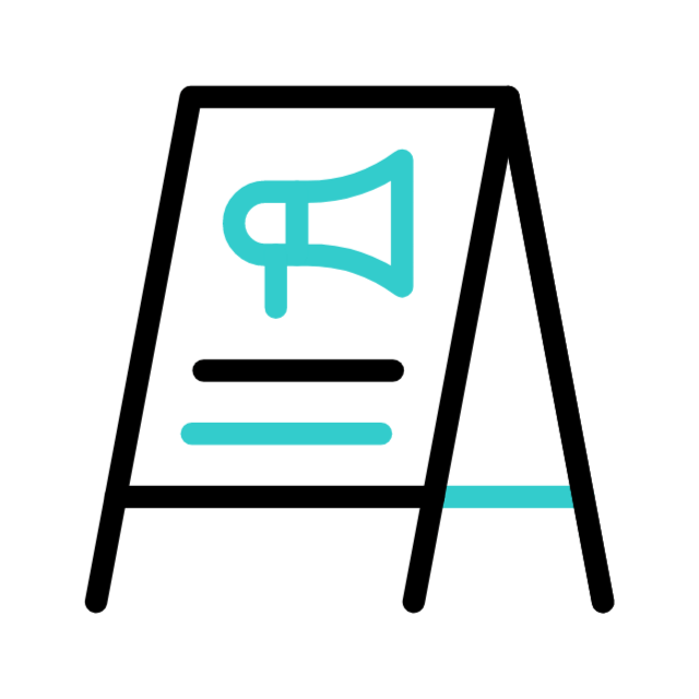 plakatwand animated icon plakatwand animated icon