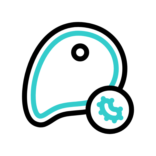Virus transmission animated icon Virus transmission animated icon