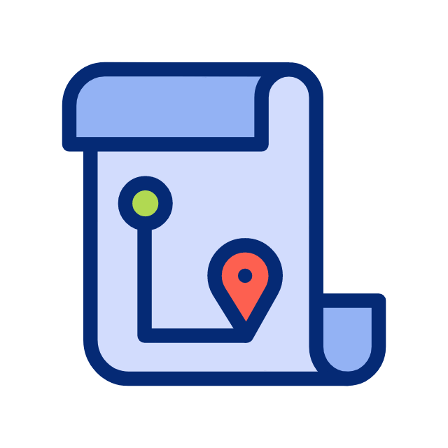 Route animated icon Route animated icon