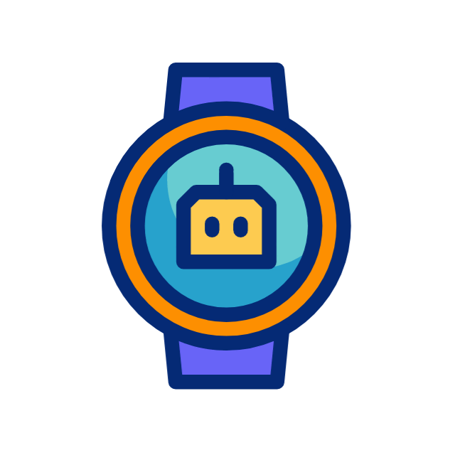 robot animated icon robot animated icon