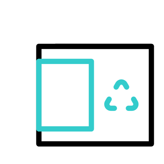 Paper plate animated icon Paper plate animated icon