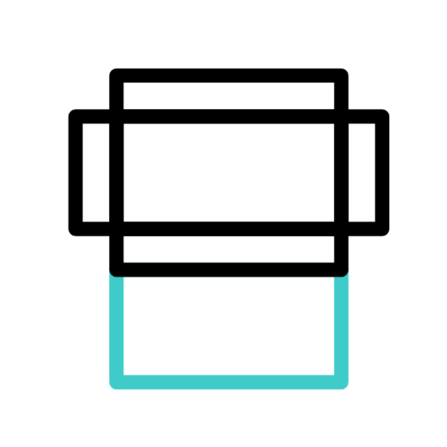 Paper plate animated icon Paper plate animated icon