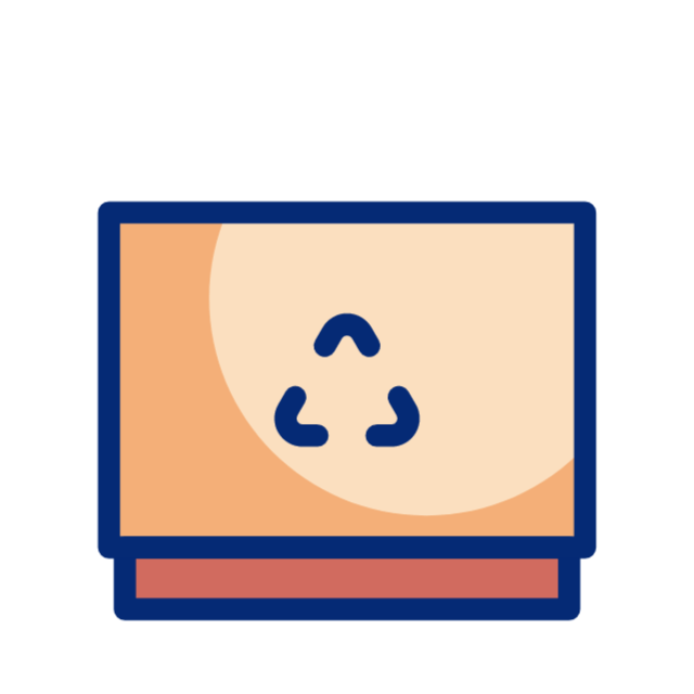 Burger box animated icon Burger box animated icon