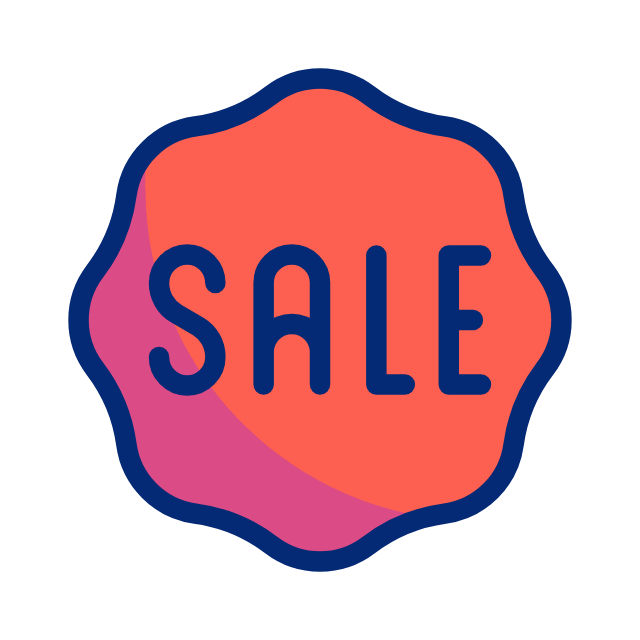 Sale Animated Icon | Free commerce and shopping Animated Icon