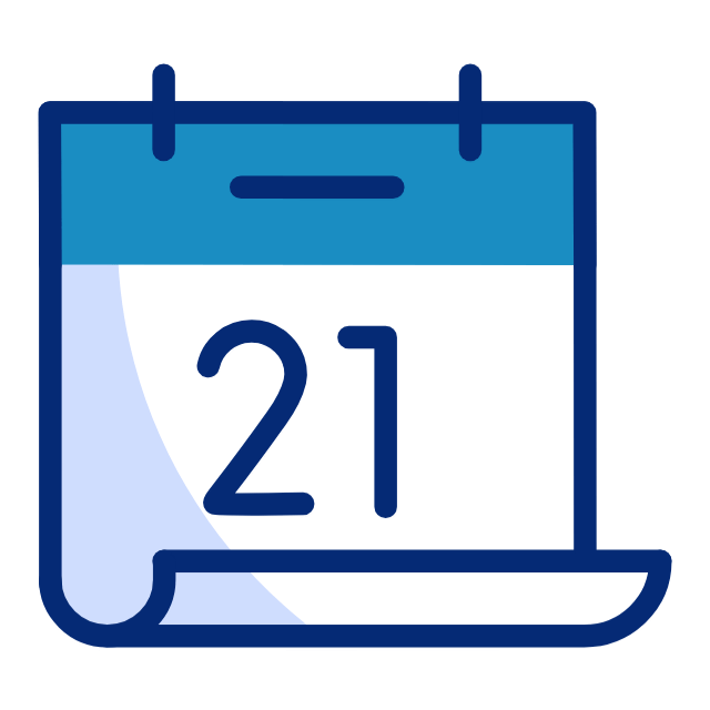 Calendar Animated Icon | Free time and date Animated Icon