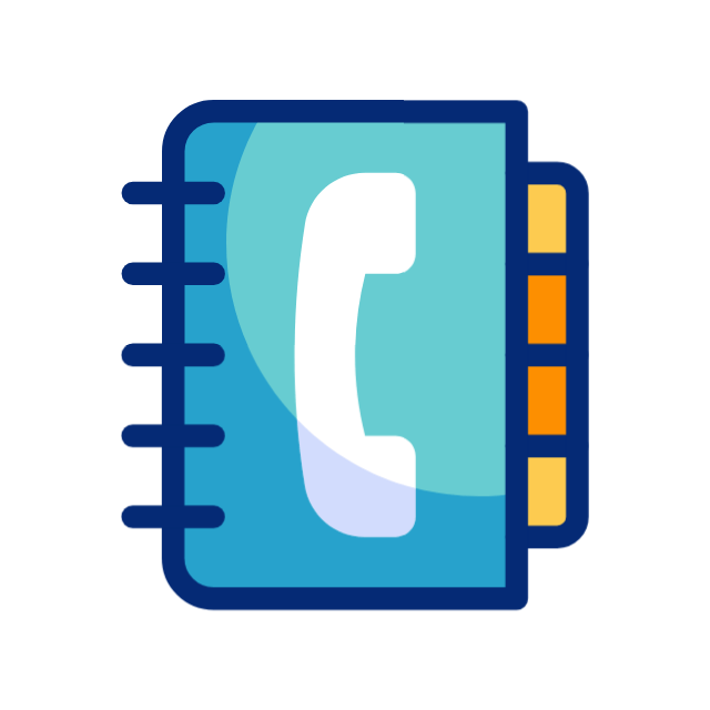 service téléphonique animated icon service téléphonique animated icon