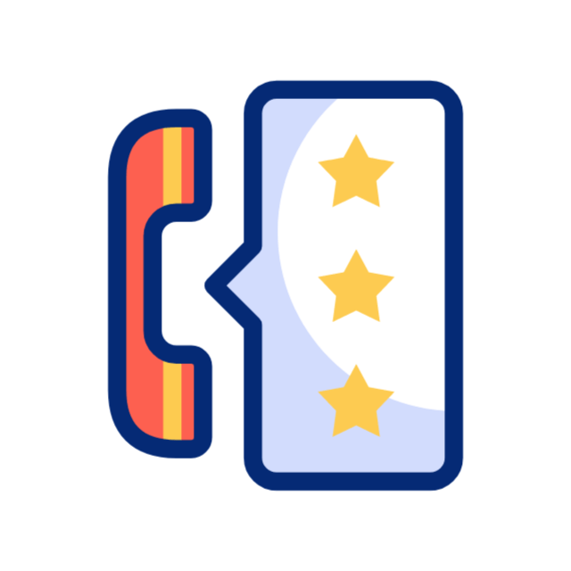 service téléphonique animated icon service téléphonique animated icon