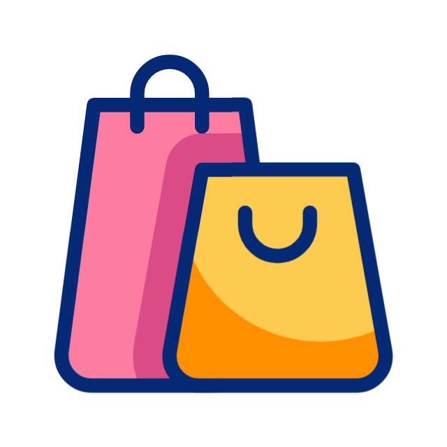 Shopping bags Animated Icon | Free commerce and shopping Animated Icon