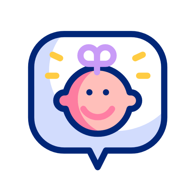 Baby weight animated icon Baby weight animated icon