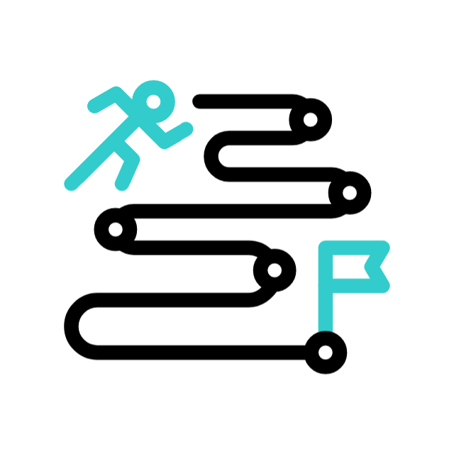 Running shoes animated icon Running shoes animated icon
