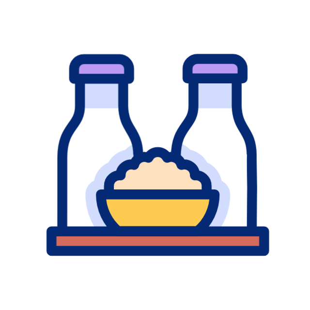 Condensed milk animated icon Condensed milk animated icon