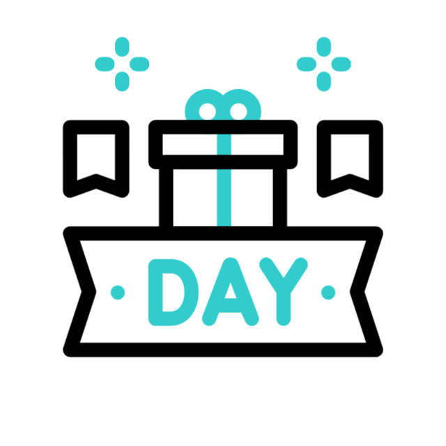 Gift box animated icon Gift box animated icon