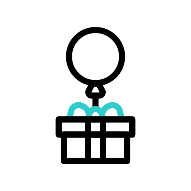 Gift box animated icon Gift box animated icon