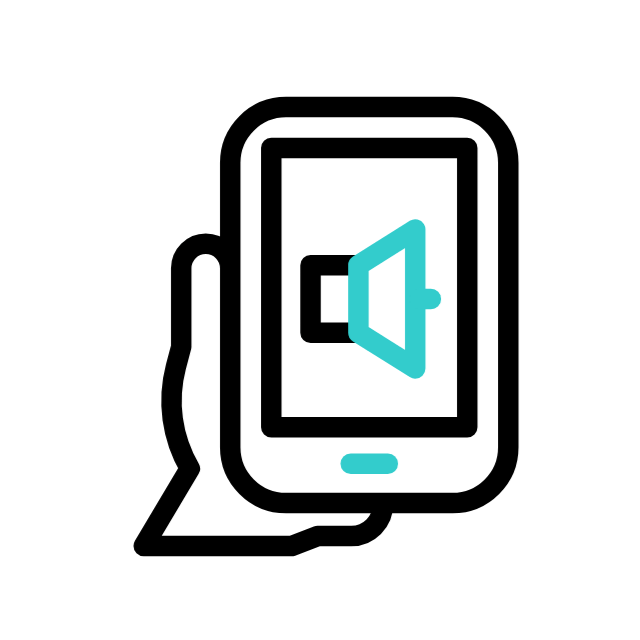 Телефонный сигнал animated icon Телефонный сигнал animated icon