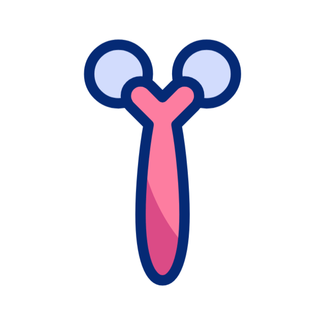 Head massage animated icon Head massage animated icon
