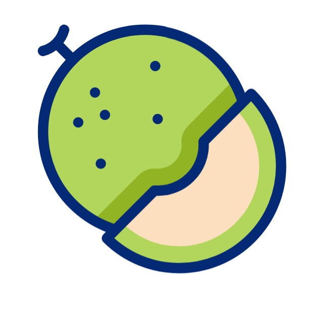 Tropical fruit animated icon Tropical fruit animated icon