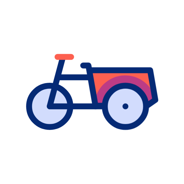 bicicleta de carga animated icon bicicleta de carga animated icon