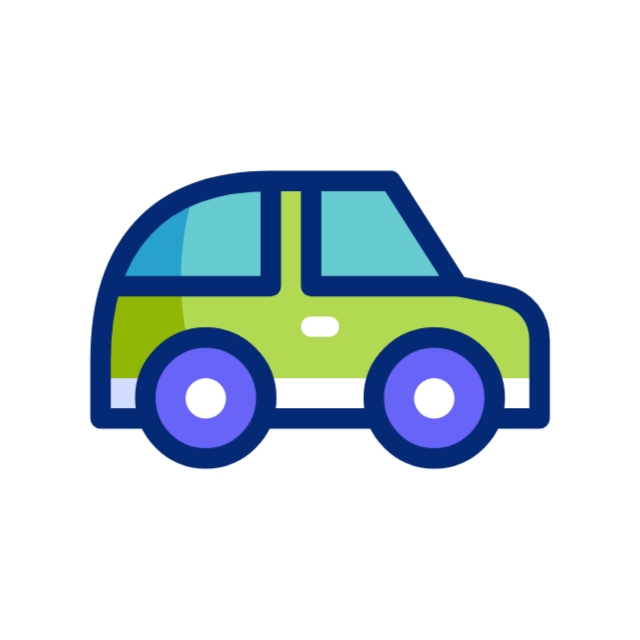 Cargo bike animated icon Cargo bike animated icon