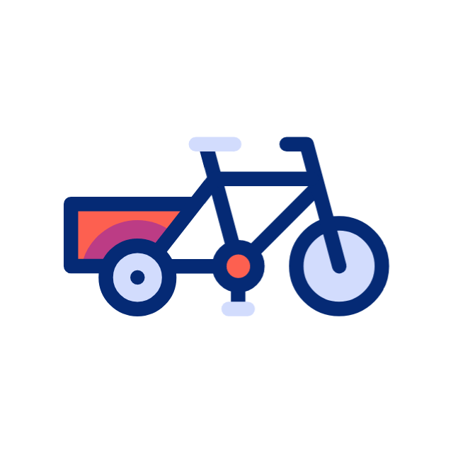 bicicleta de carga animated icon bicicleta de carga animated icon