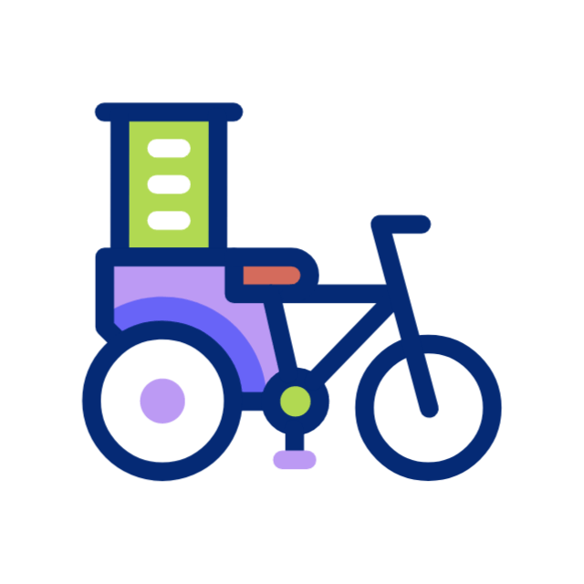 lastenfahrrad animated icon lastenfahrrad animated icon
