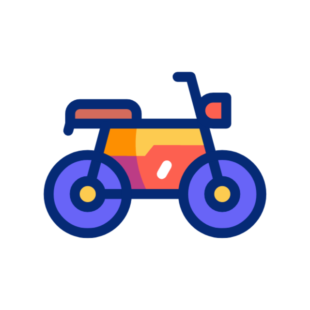 화물용 자전거 animated icon 화물용 자전거 animated icon