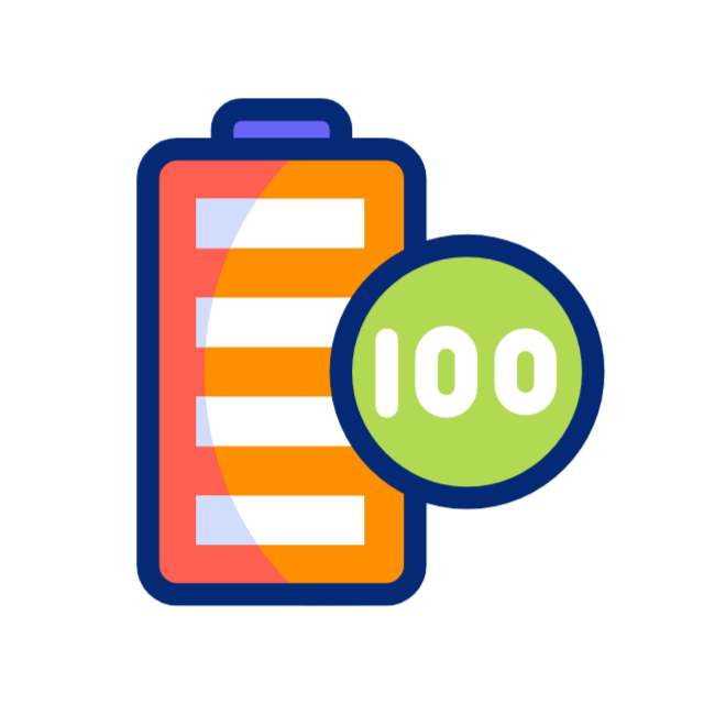 volle batterie animated icon volle batterie animated icon