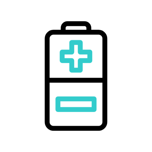 Battery level animated icon Battery level animated icon