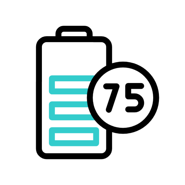 Battery level animated icon Battery level animated icon