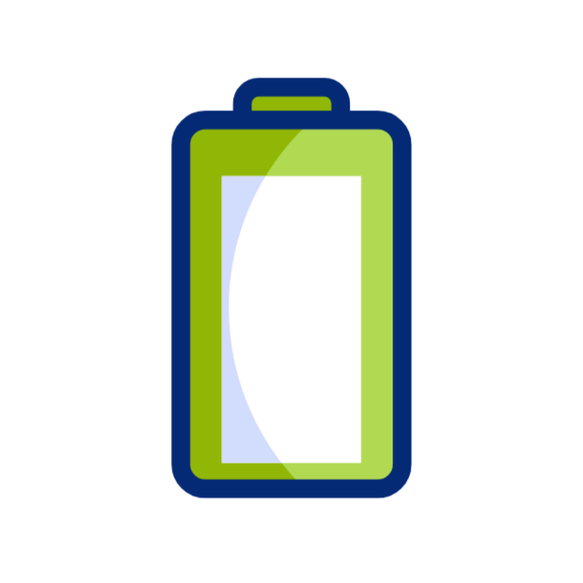 Low battery animated icon Low battery animated icon