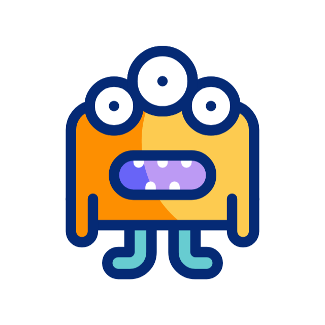 Giant monster animated icon Giant monster animated icon