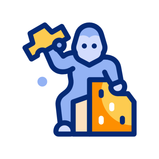 Giant monster animated icon Giant monster animated icon
