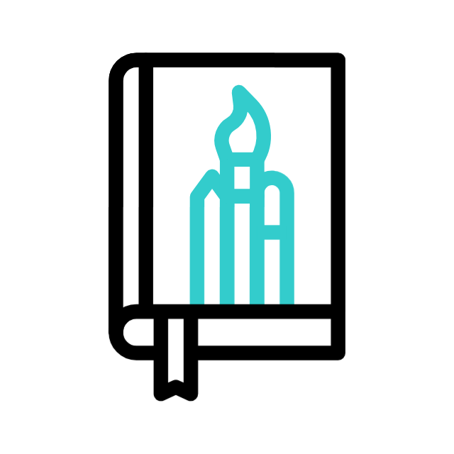 e-book animated icon e-book animated icon