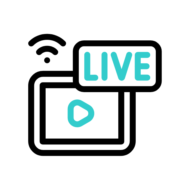 Digital news animated icon Digital news animated icon