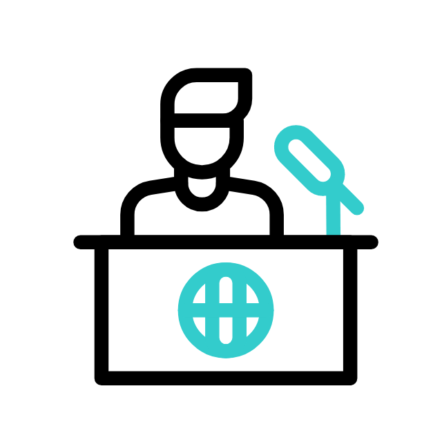 Digital news animated icon Digital news animated icon