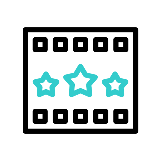 films animated icon films animated icon