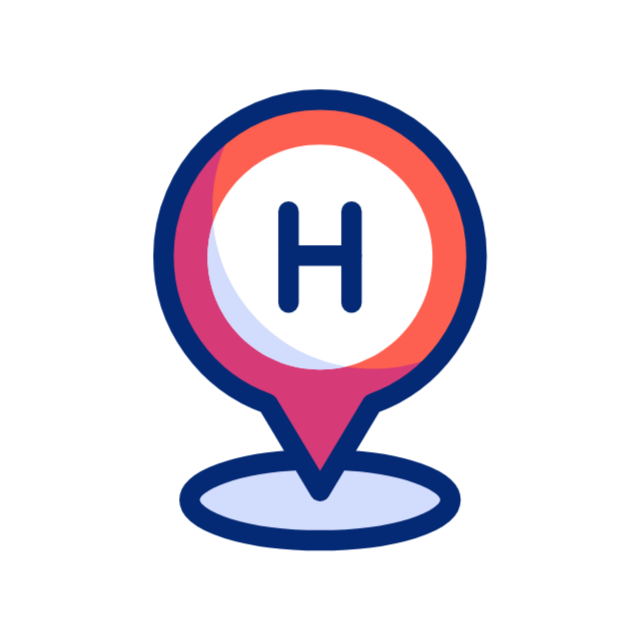 Расположение торгового центра animated icon Расположение торгового центра animated icon