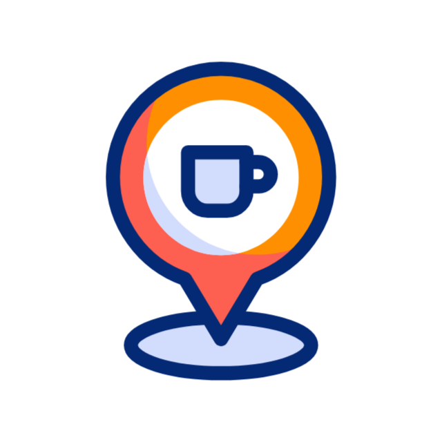 standort des einkaufszentrums animated icon standort des einkaufszentrums animated icon