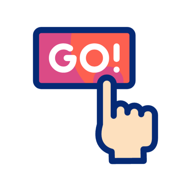 Finger animated icon Finger animated icon