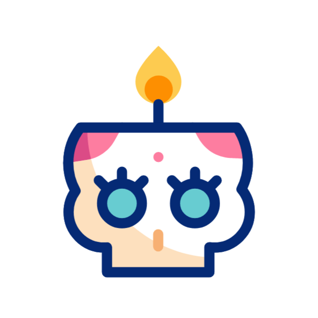 dia de los muertos (tag der toten) animated icon dia de los muertos (tag der toten) animated icon