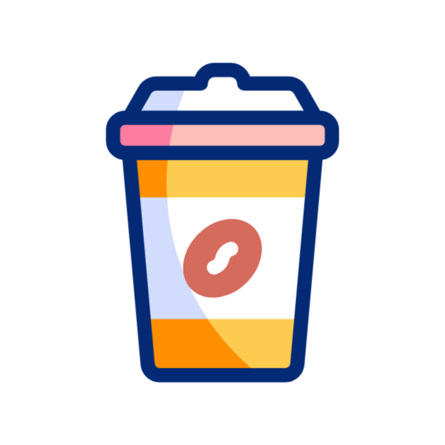 café gelado animated icon café gelado animated icon
