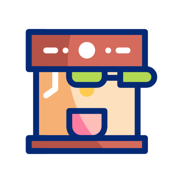 Ice coffee animated icon Ice coffee animated icon