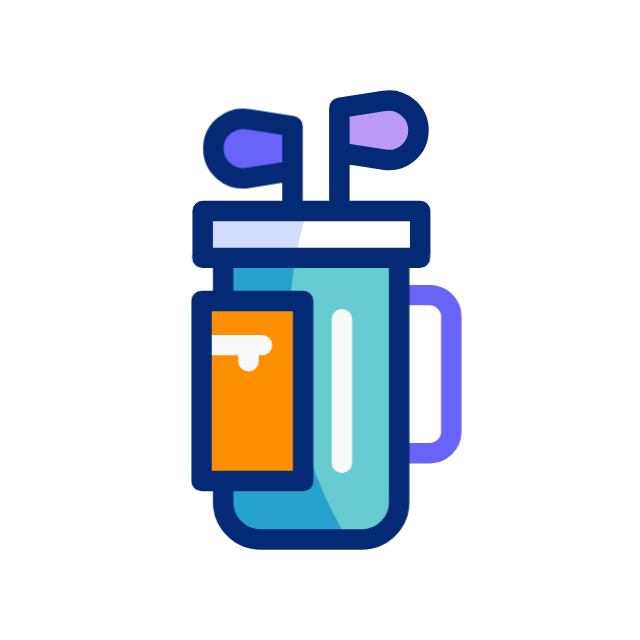 golfspieler animated icon golfspieler animated icon