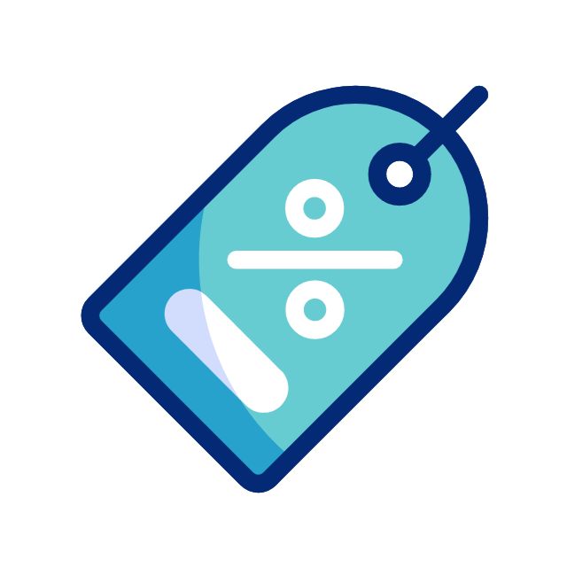 Price down animated icon Price down animated icon