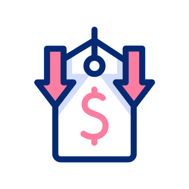 Price up animated icon Price up animated icon