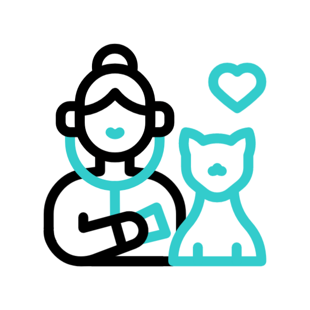 Pet love animated icon Pet love animated icon