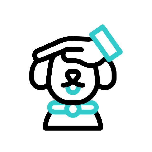 Pet love animated icon Pet love animated icon