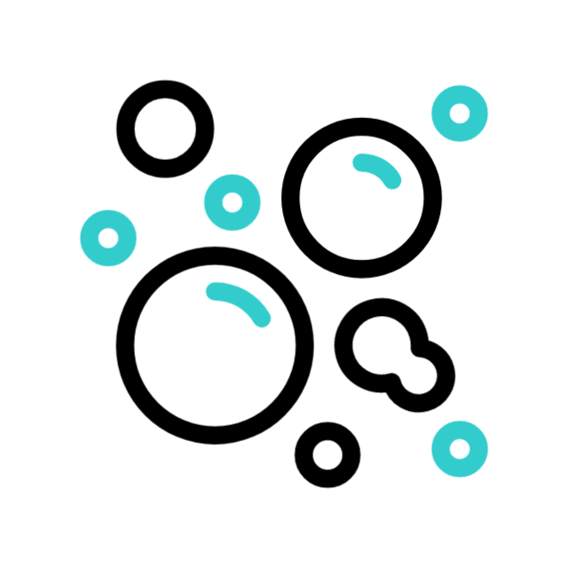Water bubble animated icon Water bubble animated icon