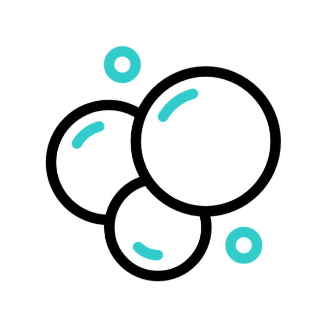Water bubble animated icon Water bubble animated icon