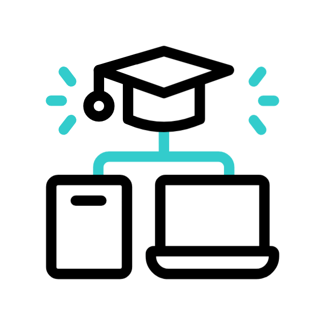educação online animated icon educação online animated icon