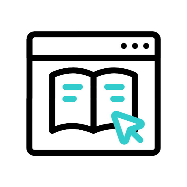 Online education animated icon Online education animated icon